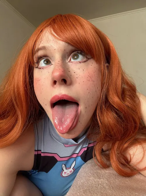 Dripping wet and caught in ahegao — begging for your hard cock Thumbnail
