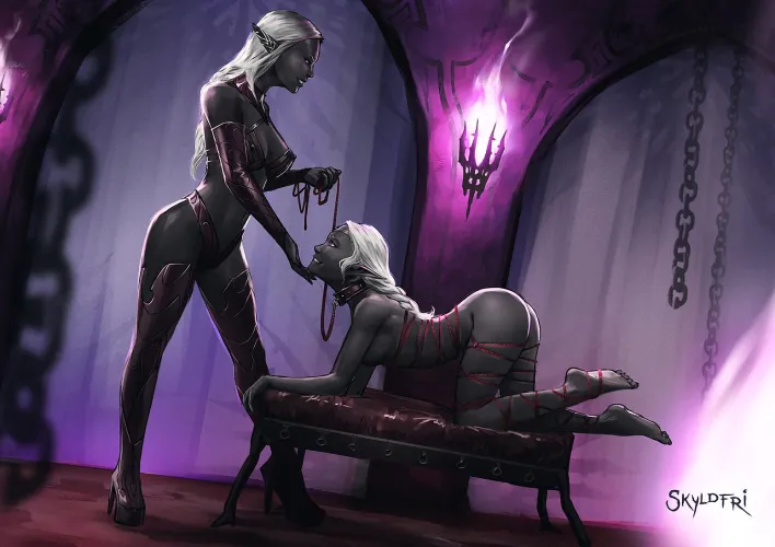 Drow Girls by Skyldfri Thumbnail
