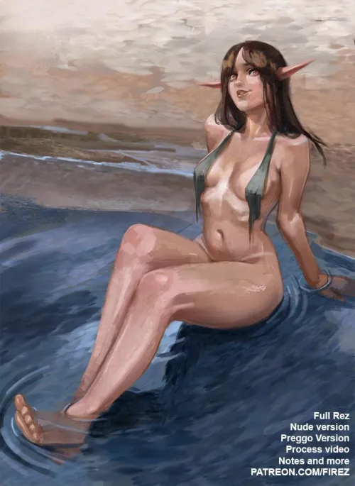 Elf girl on the beach. More in the replies Thumbnail