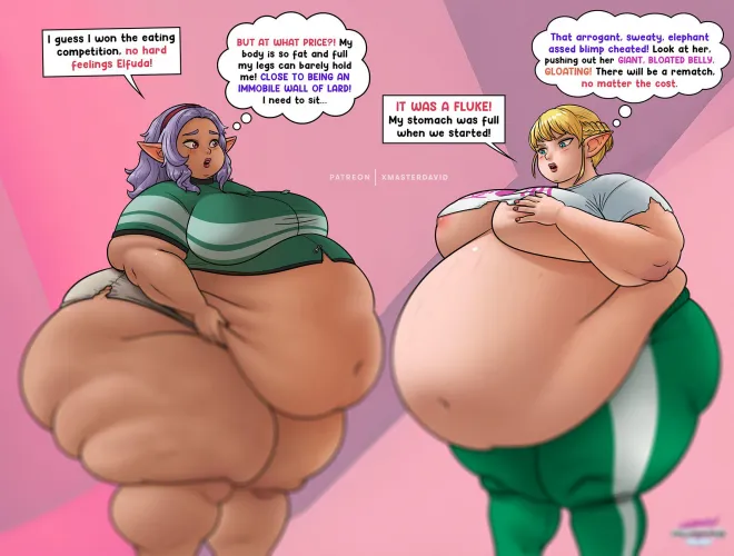 Elfuda and Kuroeda (By XMasterDavid) Thumbnail