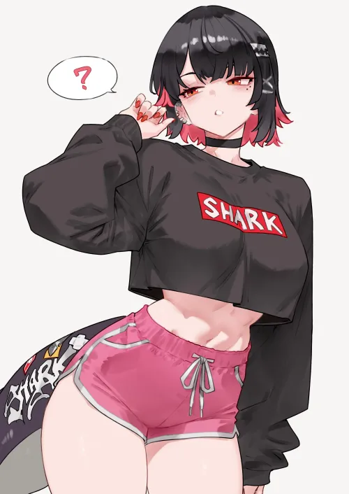 Ellen in dolphin shorts (bluefield) [Zenless Zone Zero] Thumbnail