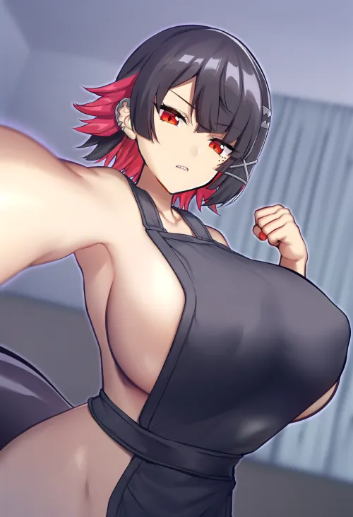 Ellen Joe naked apron (AI) (OC) Thumbnail