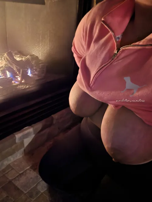 Enjoying The Fire Before I Head Off To Bed💋 Thumbnail