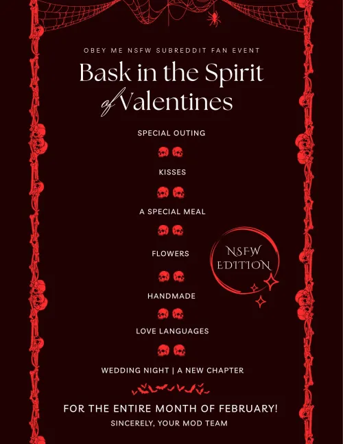 [EVENT] OBEY ME NSFW FAN EVENT, VALENTINES MONTH 2026! Thumbnail