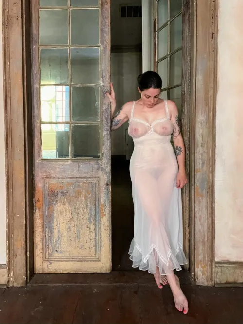 Explored an abandoned house in this sheer dress Thumbnail