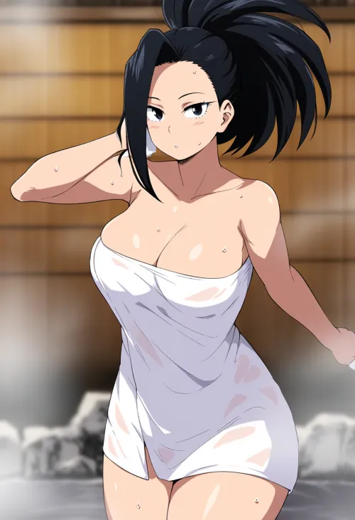 (F4F) I'm looking for someone to roleplay as Momo Yaoyorozu in a roleplay where she starts a harem as she's their sugar mommy Thumbnail