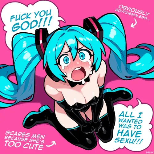 [F4M] Won't anyone think of the poor Vocaloid? Her performances keep her so busy, Hatsune Miku has never experienced what it's like to be in a relationship! If only someone could come along, sweep her off her feet, and give her what she's been missing Thumbnail
