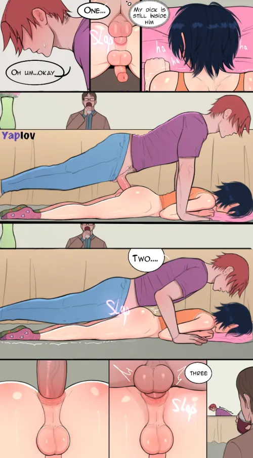 Felix and the push-up 2/? [by Yaplov] Thumbnail