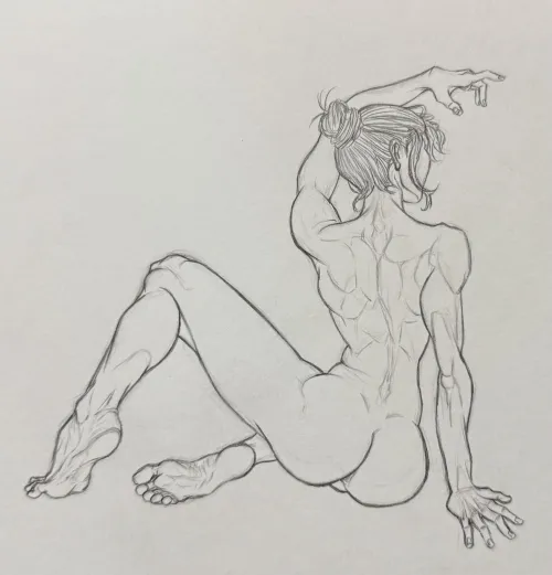 Female Figure from Behind, by me Thumbnail