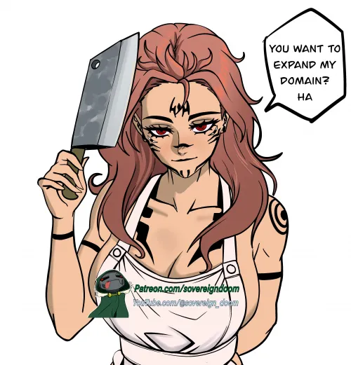 Femkuna in just an apron by sovereign_doom (me) Thumbnail