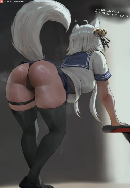 [Filian] thick thighs and fat ass (OroborusArt) Thumbnail