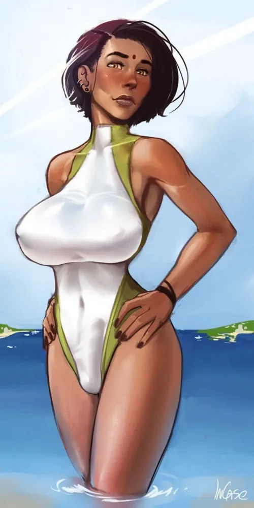 Filling out a swimsuit (InCase) Thumbnail