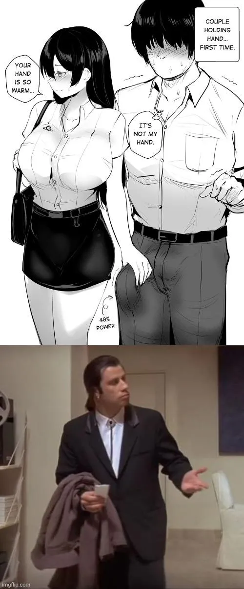 First time holding hands and she skipped the tutorial. Thumbnail