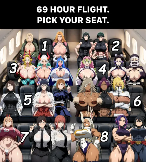 For me that's easy, it's seat 1 Thumbnail