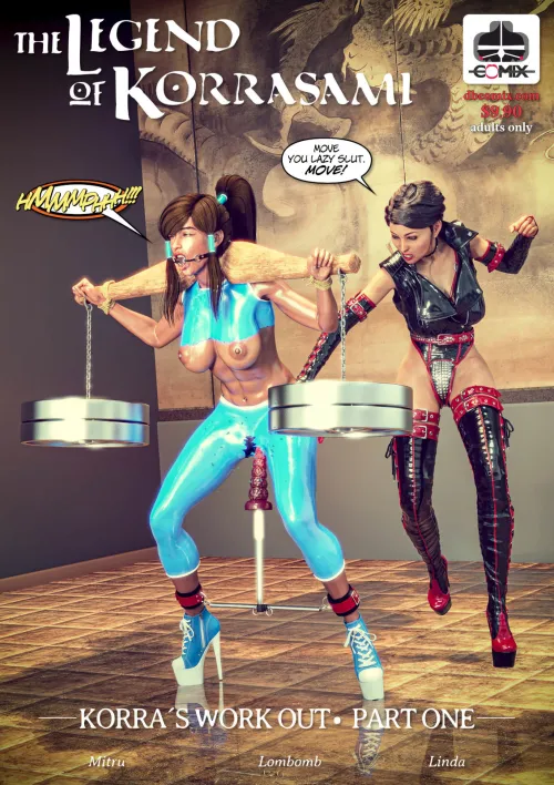 Forced workout or punishment by huge vibrator and mistress... Thumbnail