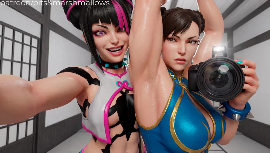 Forget smiling, Chunny. Just flash that GLISTENING VIEW for the fans!  (pits&marshmallows) Thumbnail