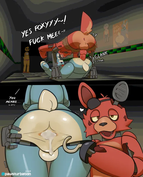 foxy breeding toy bonnie :3 [Pawsturbation] Thumbnail