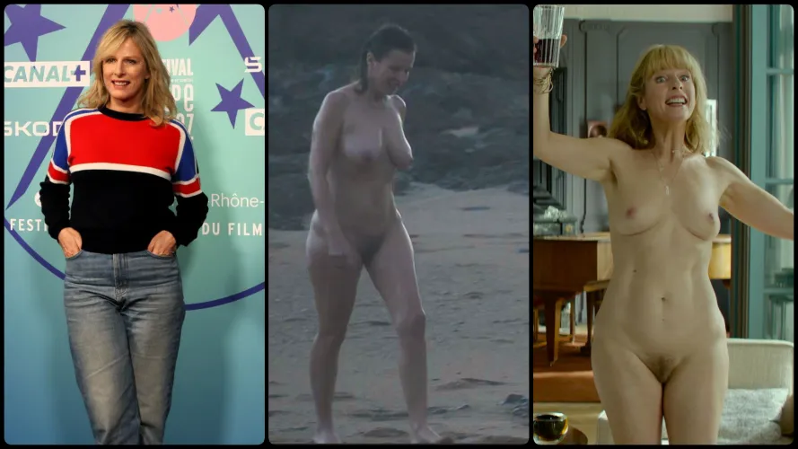 French actress Karin Viard (59y/o, full frontal at 46 & 54) Thumbnail