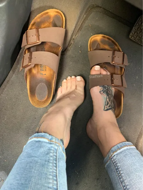 French pedi in the car again  Thumbnail