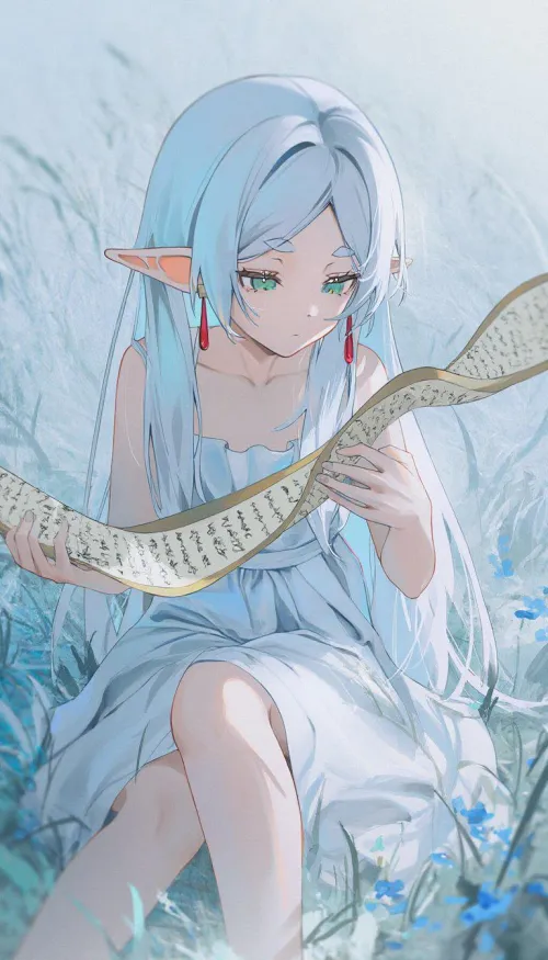 Frieren with her Hair Down [Sousou no Frieren] Thumbnail