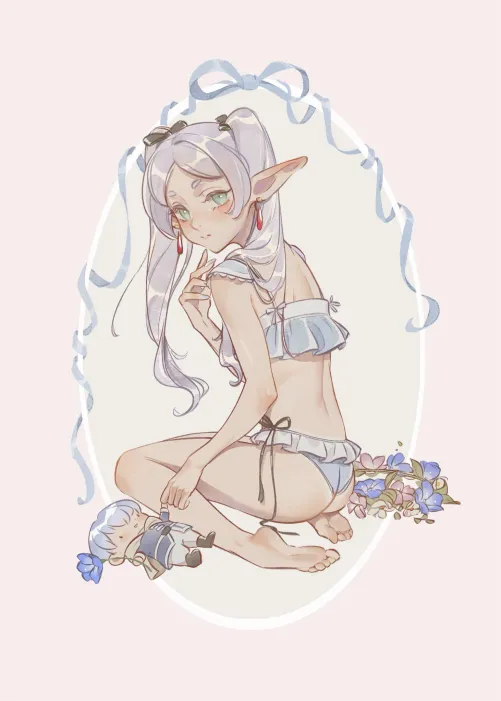 Frieren with Himmel plushie (@vickypyon) Thumbnail