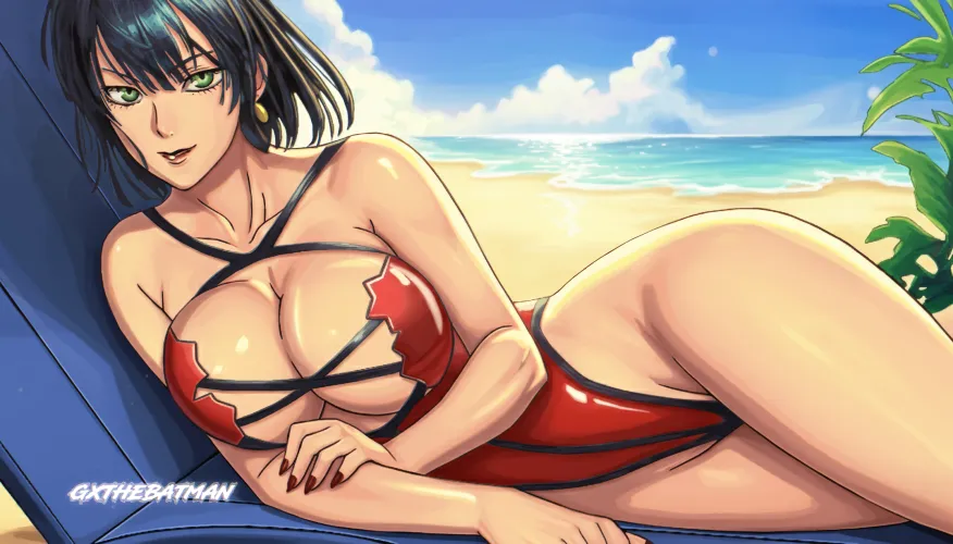 Fubuki at the beach [One Punch Man] Thumbnail