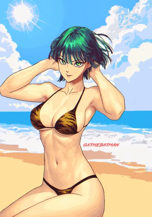 Fubuki in a Tiger Bikini [One Punch Man] Thumbnail