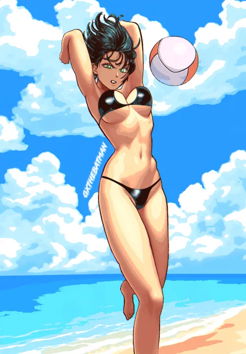 Fubuki playing with a ball [One Punch Man] Thumbnail