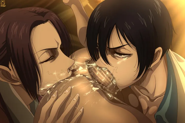 fuck i want sasha and mikasa to blowjob and clean my asshole (newepicartist) Thumbnail