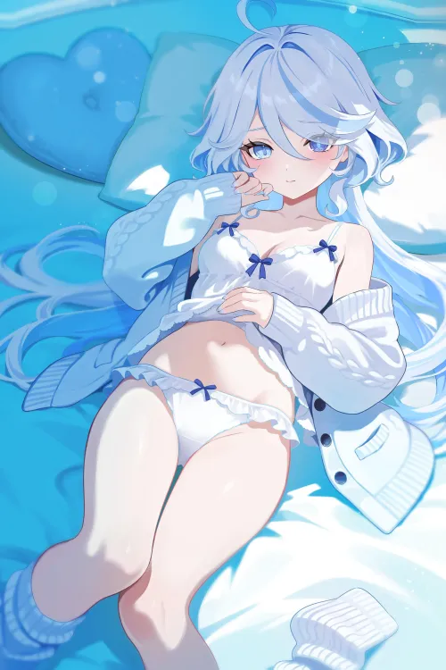 Furina in bed Thumbnail