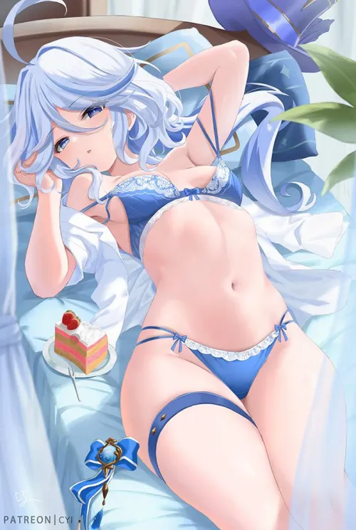 Furina in bed  Thumbnail