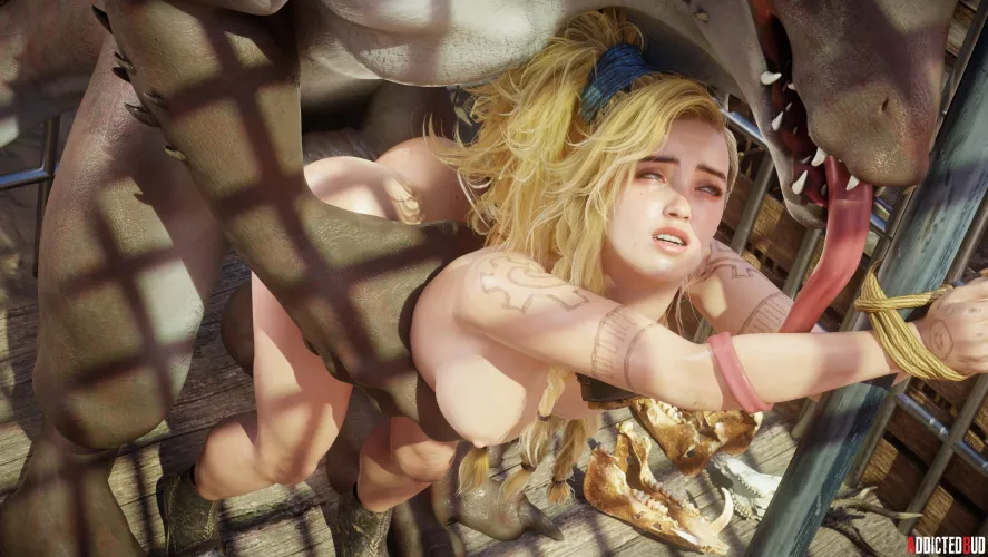 Gemma tests the possibility of human-monster crossbreeding (AddictedBud) [Monster Hunter Wilds] Thumbnail