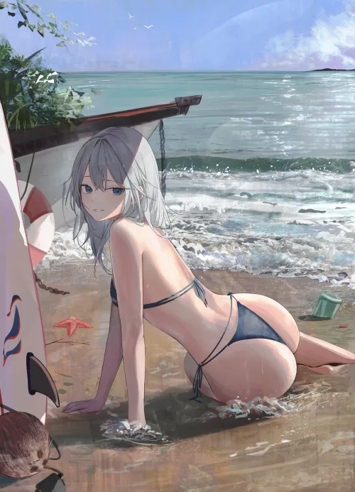 Girl At The Beach [Original] Thumbnail