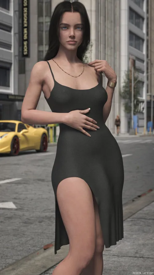 Goddess Heading to Dinner Date (Rexart3dx) [Original] Thumbnail