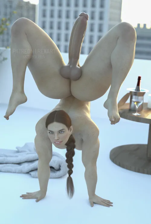 Goddess Posing (Rexart3dx) [Original] Thumbnail