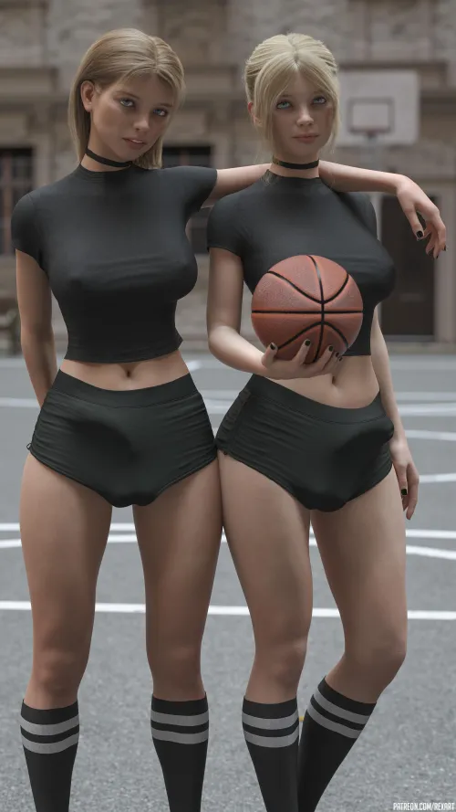 Goddesses Ready to Ball (Rexart3dx) [Original] Thumbnail