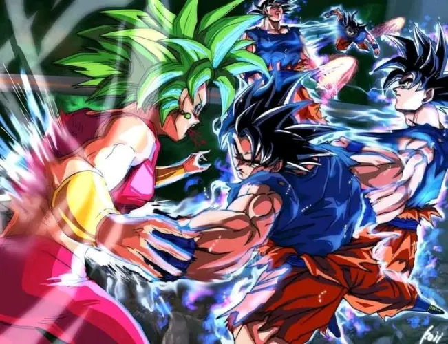 Goku teaching Kefla her place in line. Thumbnail