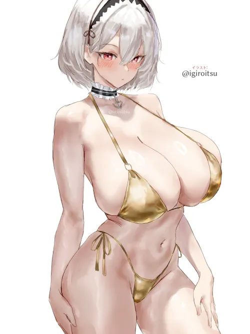 Gold bikini Sirius [Azur Lane] Thumbnail