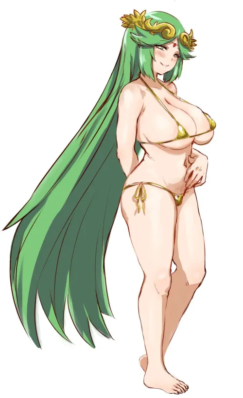 Golden bikini Palutena Thumbnail