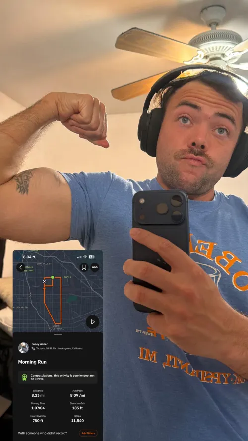 Good 8+ mile run today Thumbnail