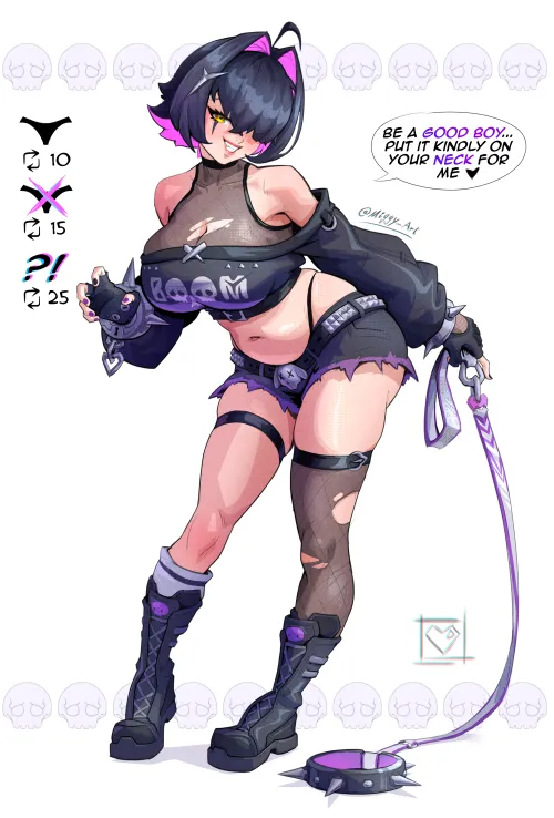 Goth Elegg fanart (by me: @Miggy_Art) Thumbnail