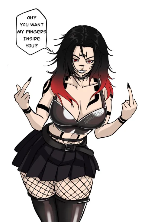 Goth Female Sukuna by Sovereign_doom (me) Thumbnail