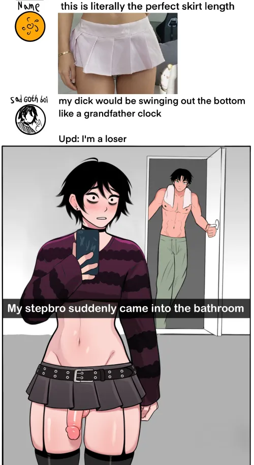 Goth femboy - 1/? [by Yaplov] Thumbnail