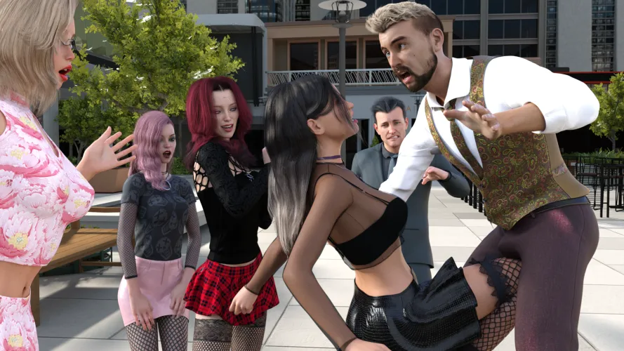 Goth girls don't like being harassed! Thumbnail