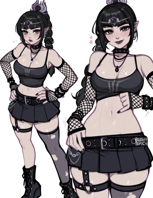 Goth Shadowheart [Baldurs Gate 3] Thumbnail