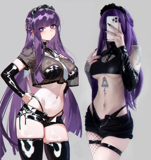 Gothic Fern by Lunara_Fawn Thumbnail