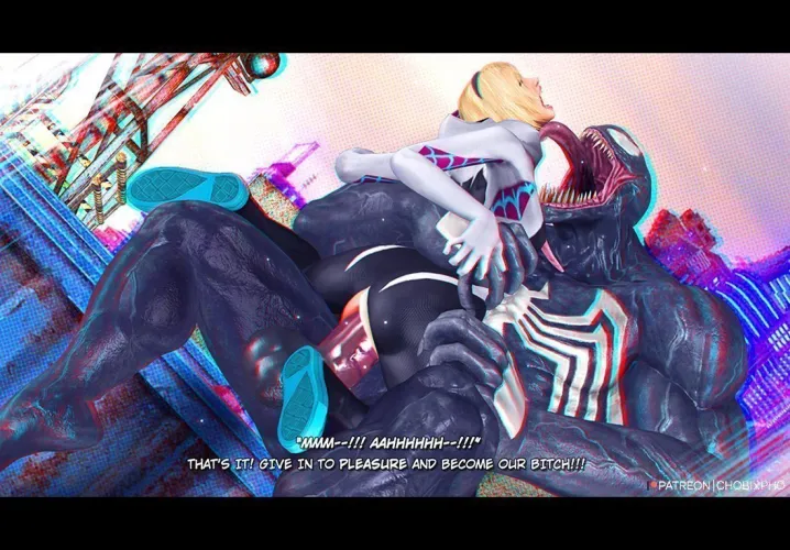 Gwen taking Venom's Monster Cock (CHOBIxPHO) Thumbnail