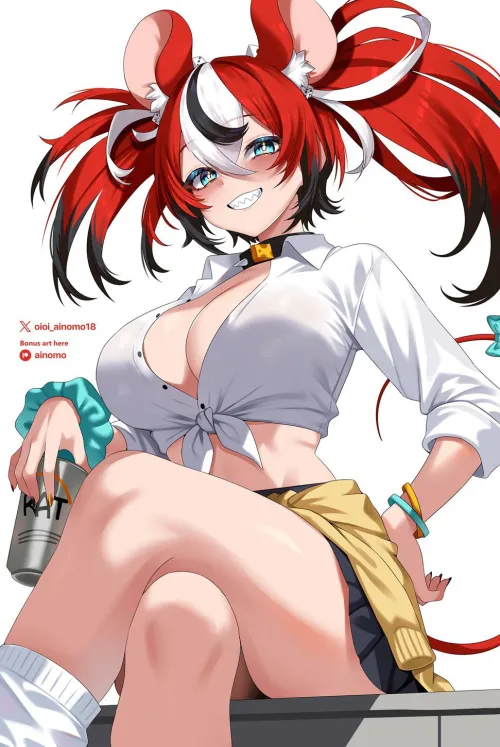 [Hakos Baelz] Gyaru rat Thumbnail