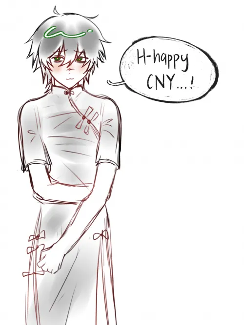 Happy Lunar New Year/Chinese New Year!! Kylar in a qipao Thumbnail