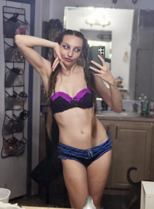 Harlequin vibes with double helix braids Thumbnail